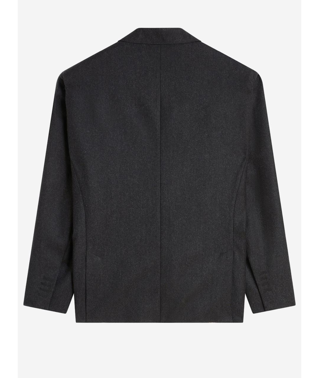 PHOEBE PHILO Серый шерстяной жакет/пиджак, фото 2