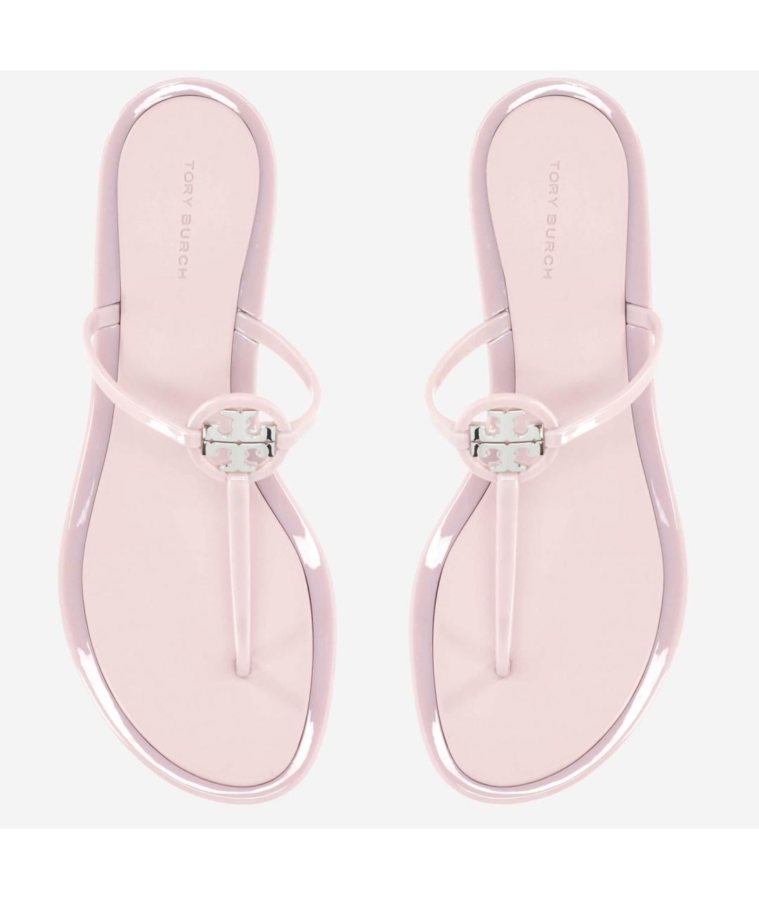 TORY BURCH Розовые шлепанцы, фото 4