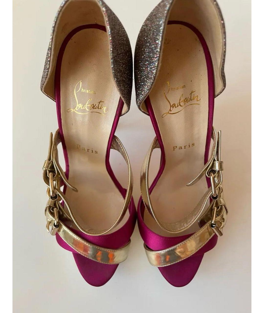 CHRISTIAN LOUBOUTIN Мульти босоножки, фото 5