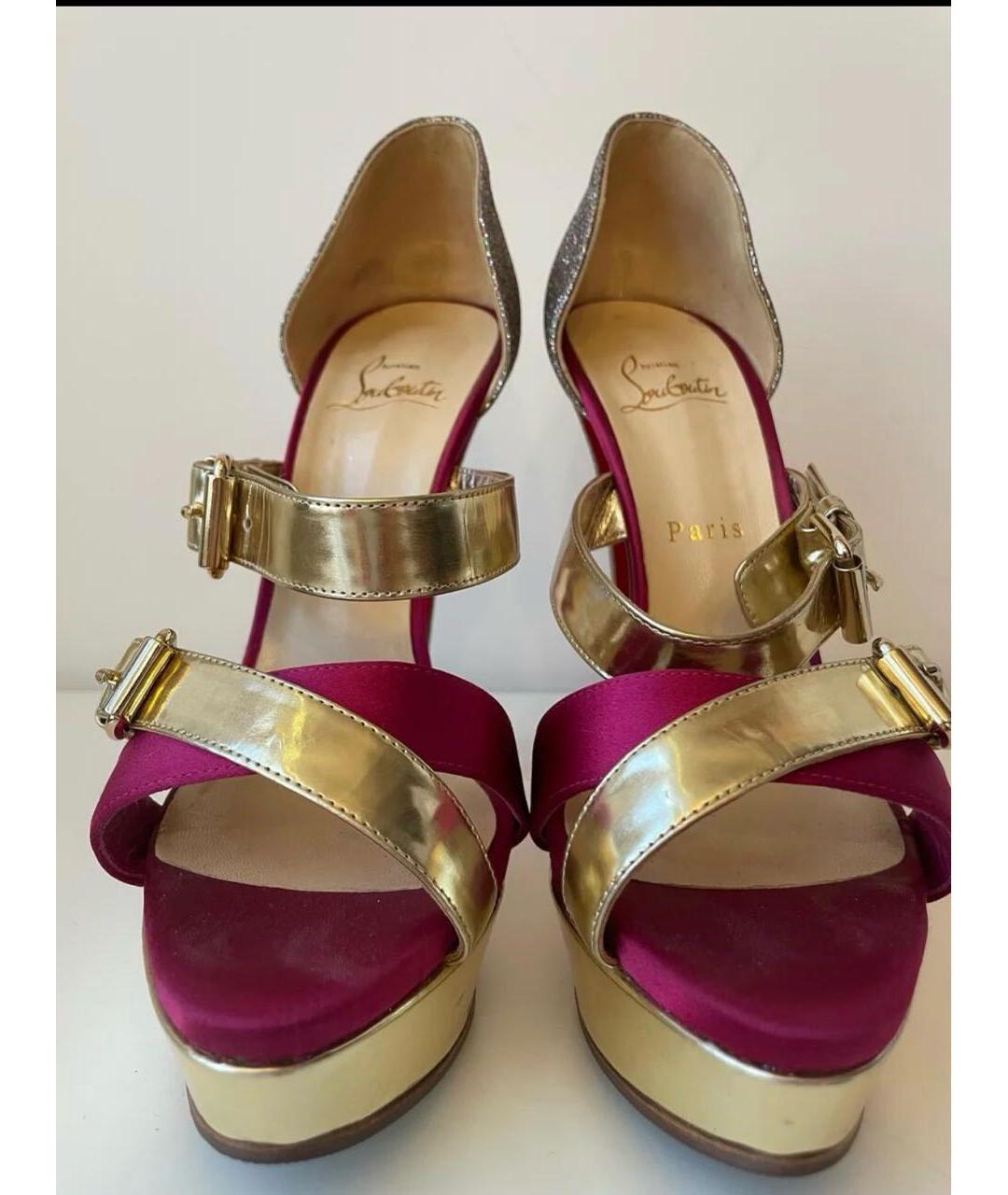 CHRISTIAN LOUBOUTIN Мульти босоножки, фото 4