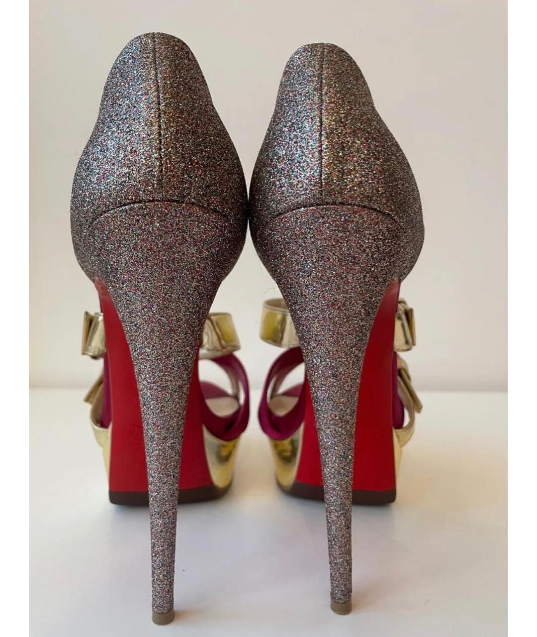 CHRISTIAN LOUBOUTIN Мульти босоножки, фото 3