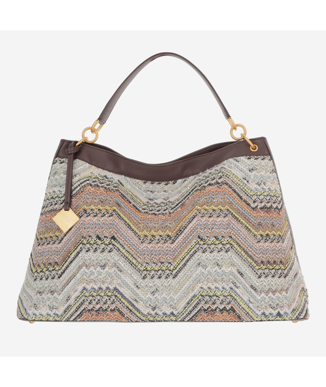 MISSONI Мульти жаккардовая сумка тоут, фото 5