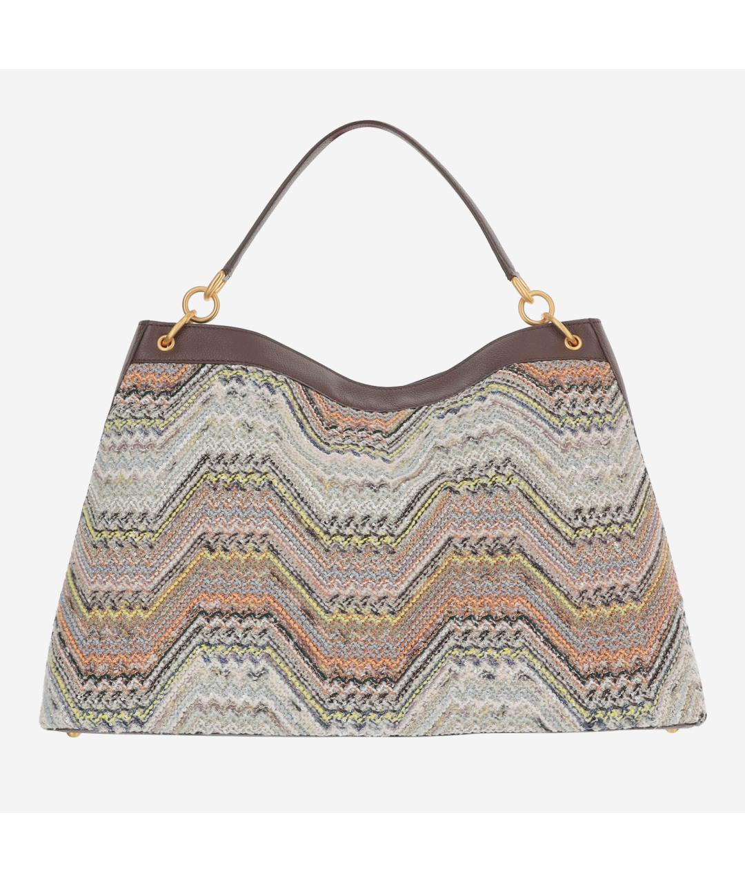 MISSONI Мульти жаккардовая сумка тоут, фото 3