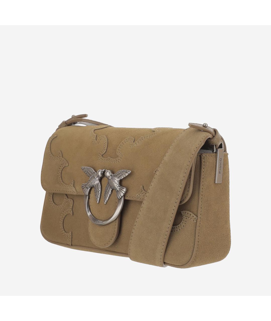 PINKO Замшевая сумка через плечо, фото 2