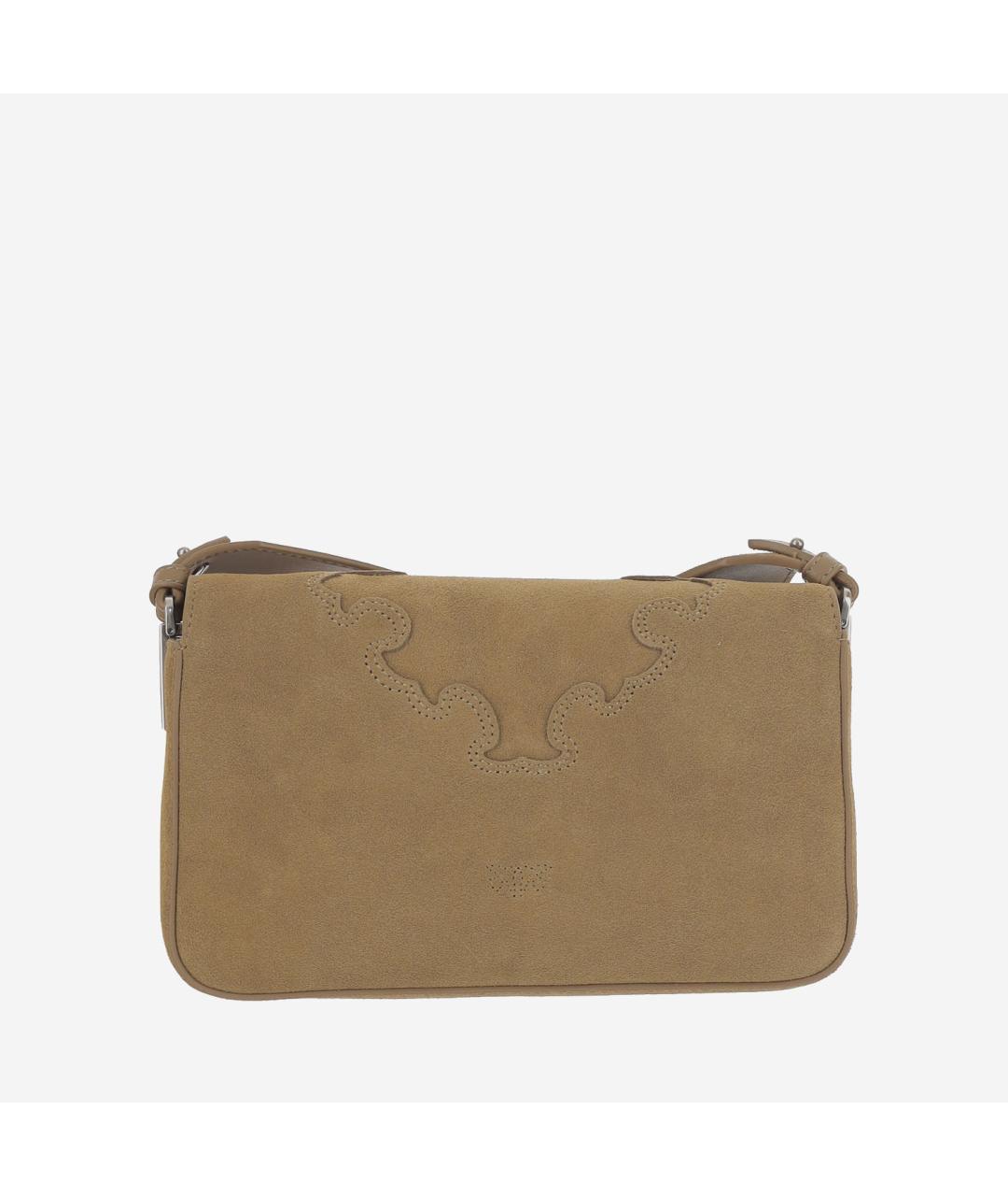 PINKO Замшевая сумка через плечо, фото 3