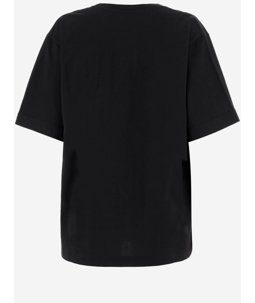 Carven Черная хлопковая футболка, фото 2