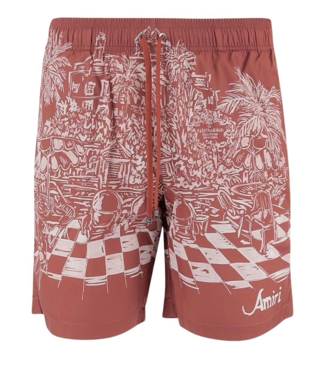 AMIRI Красные полиэстеровые плавки, фото 1