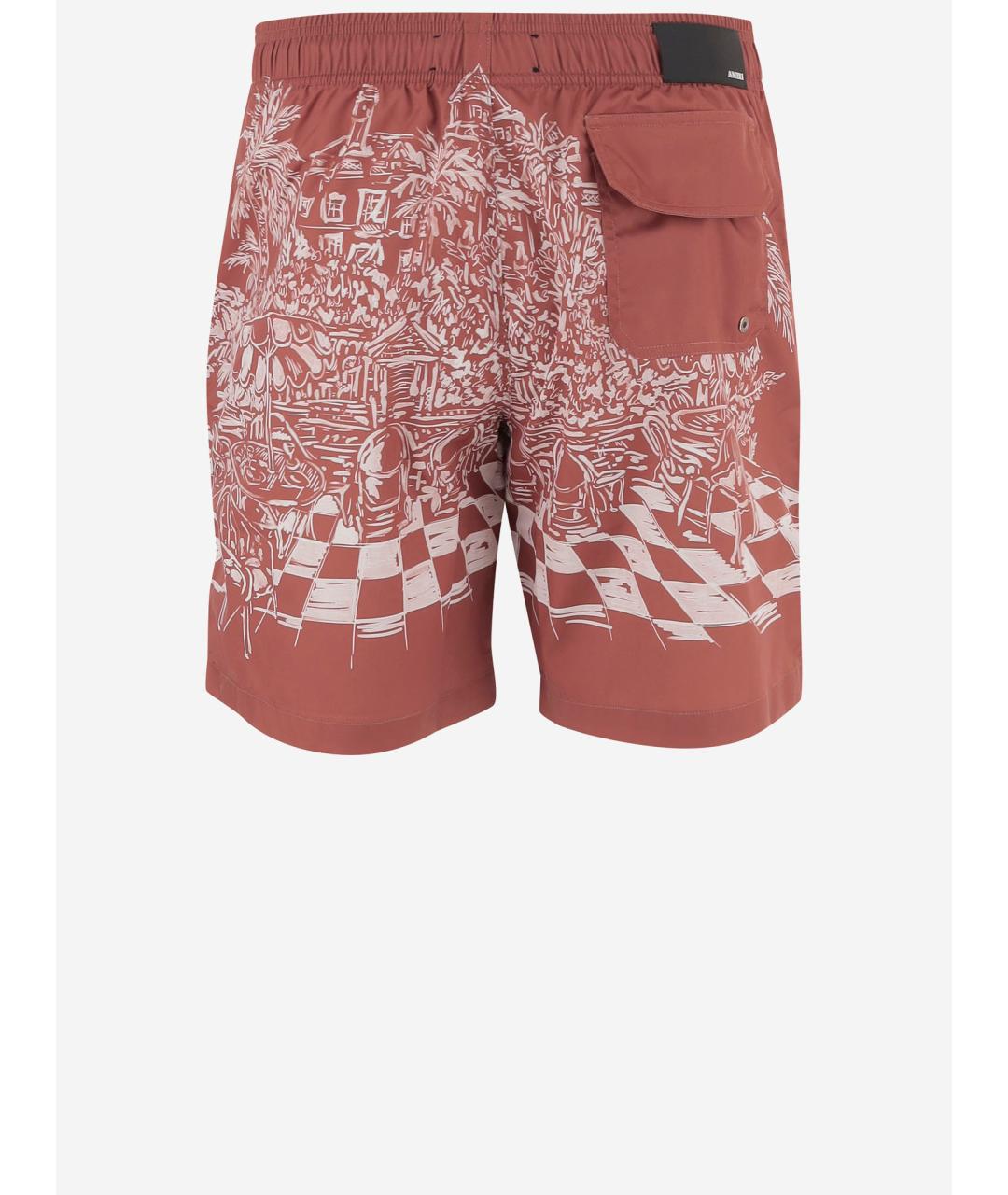 AMIRI Красные полиэстеровые плавки, фото 2