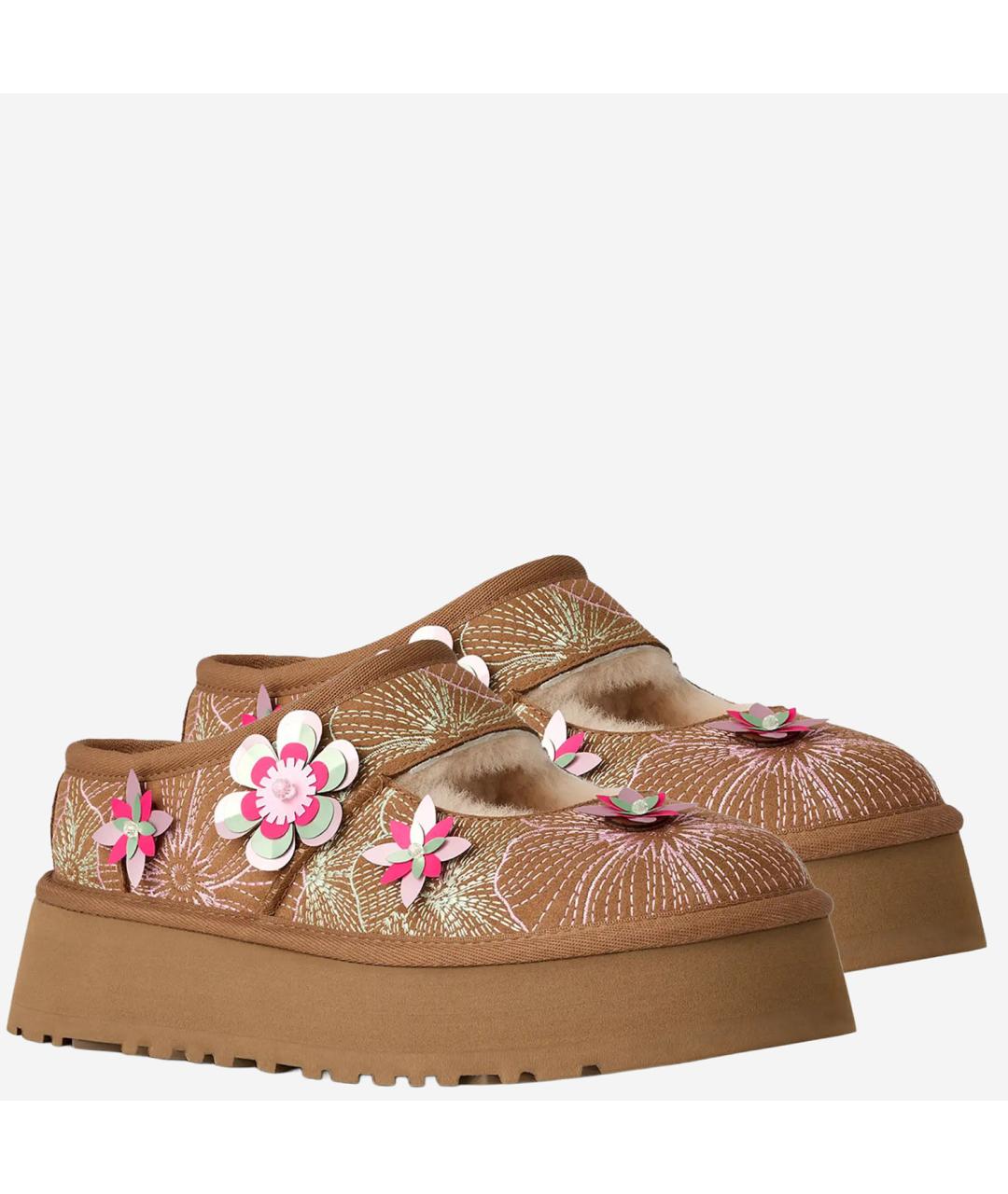 UGG AUSTRALIA Бежевые нубуковые ботинки, фото 3