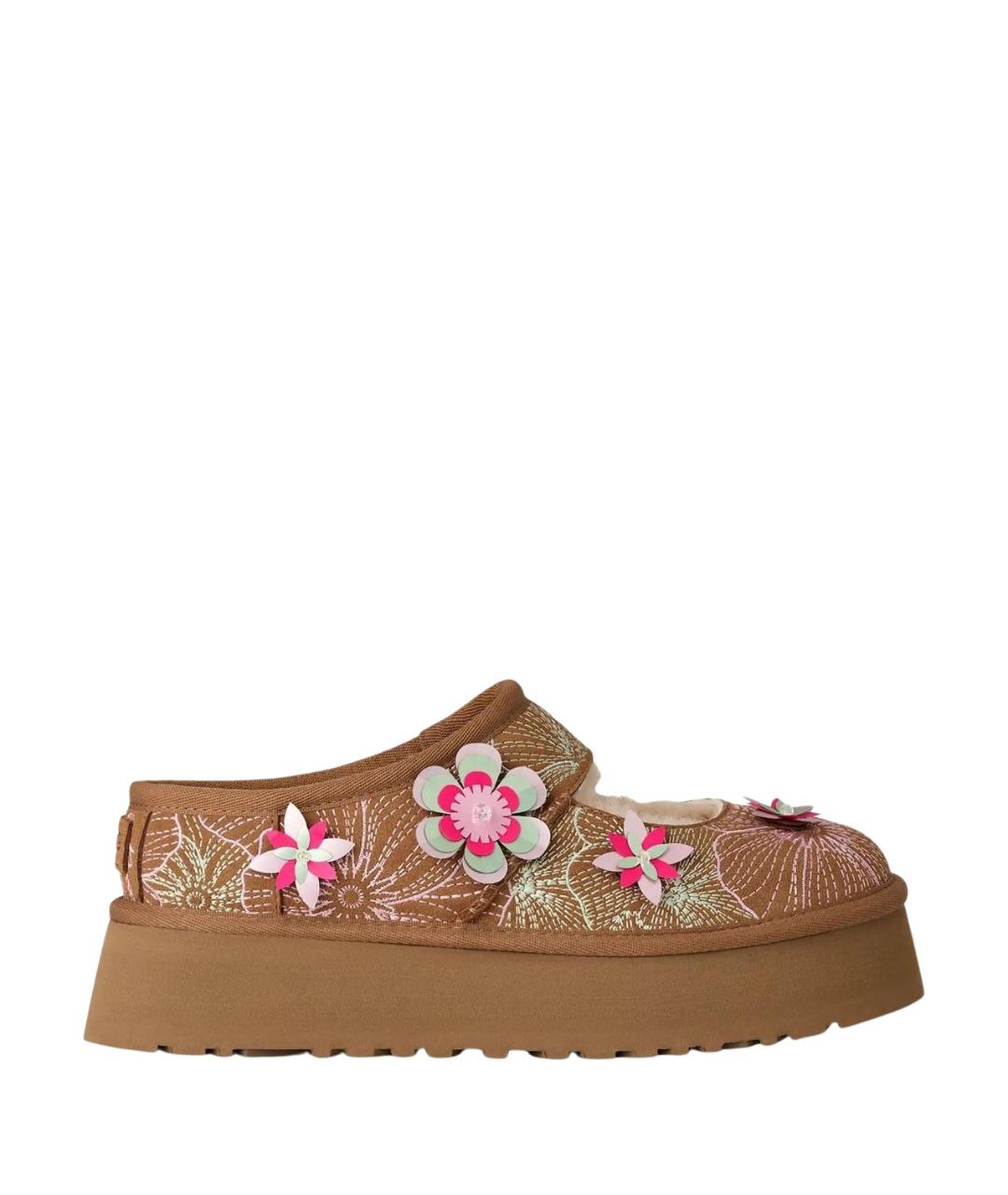 UGG AUSTRALIA Бежевые нубуковые ботинки, фото 1