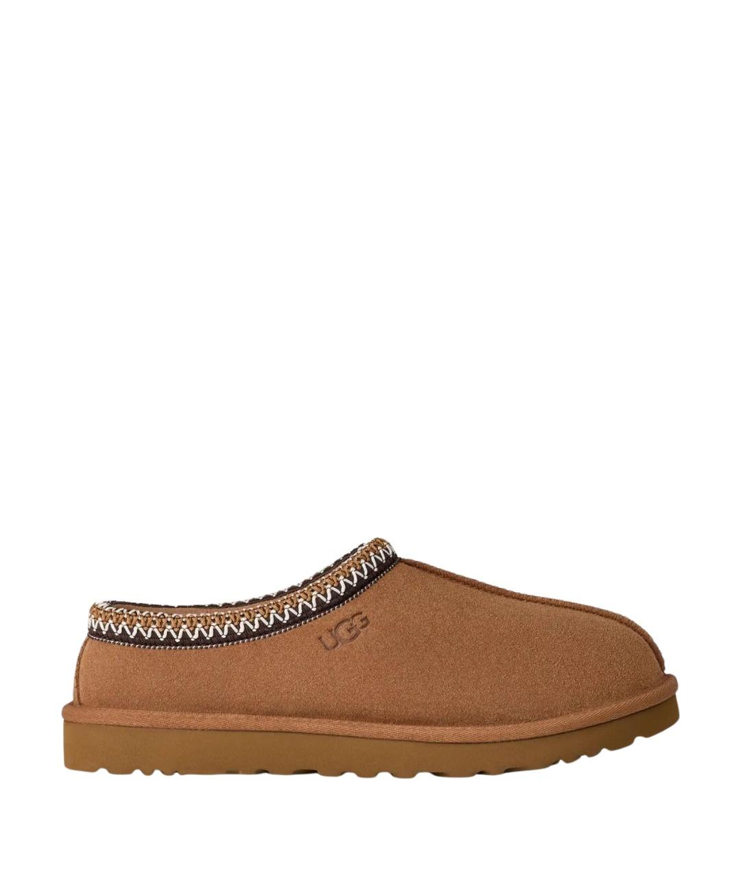 UGG AUSTRALIA Бежевые замшевые низкие ботинки, фото 1