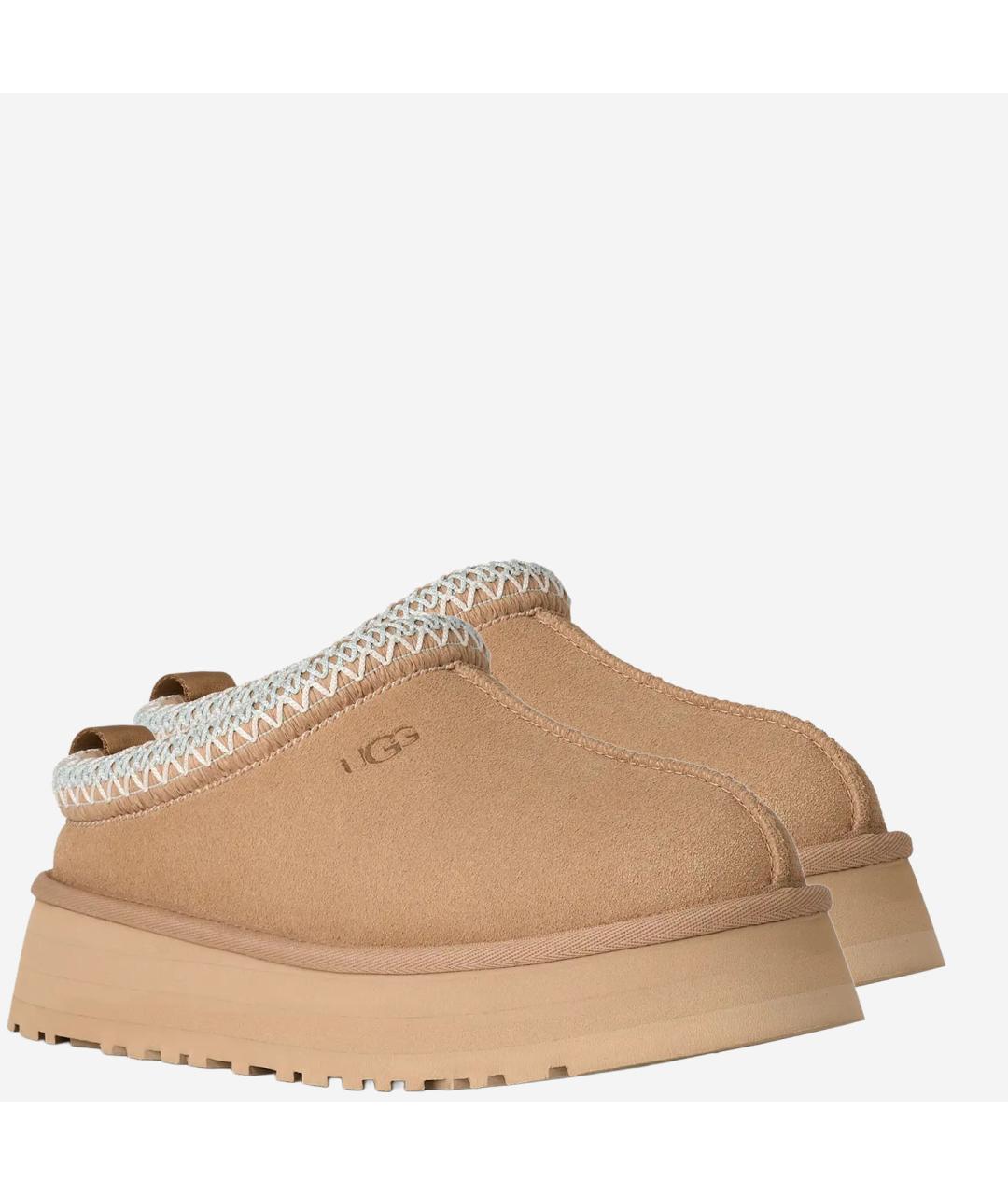 UGG AUSTRALIA Бежевые замшевые ботинки, фото 3