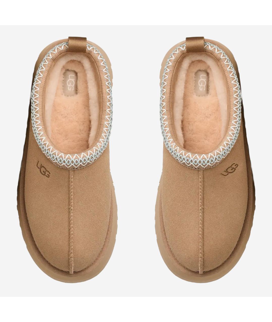 UGG AUSTRALIA Бежевые замшевые ботинки, фото 2