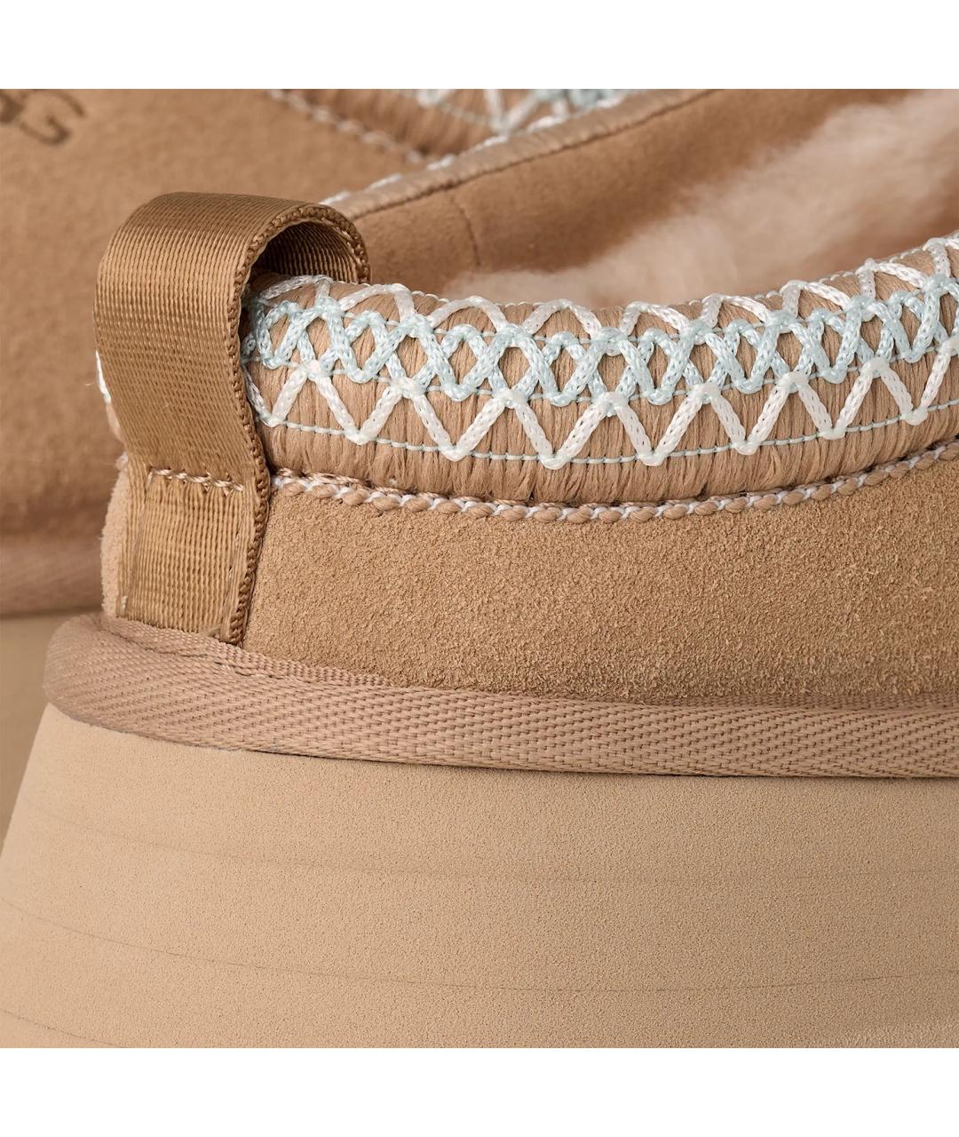 UGG AUSTRALIA Бежевые замшевые ботинки, фото 5