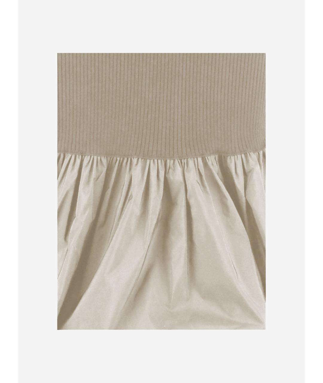 PATOU Бежевое хлопковое платье, фото 3