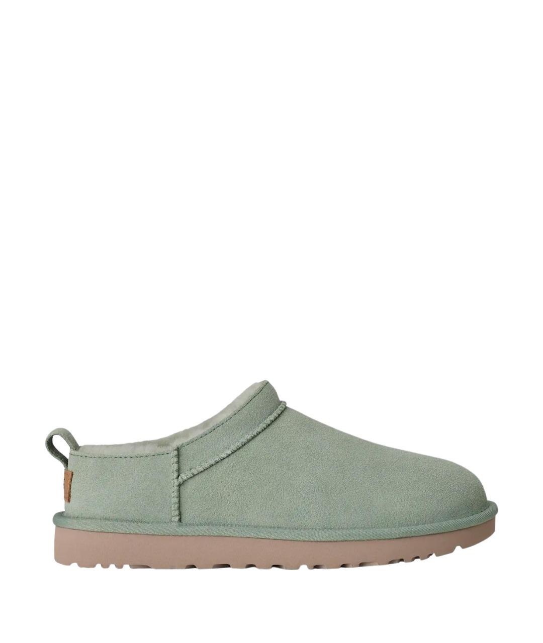 UGG AUSTRALIA Зеленые нубуковые ботинки, фото 1