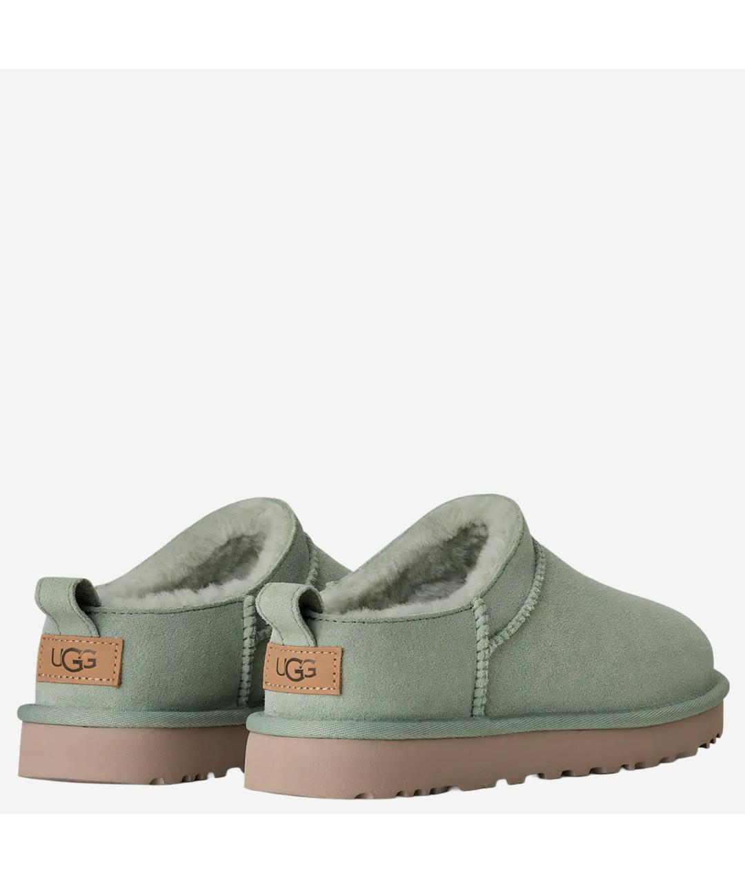 UGG AUSTRALIA Зеленые нубуковые ботинки, фото 3