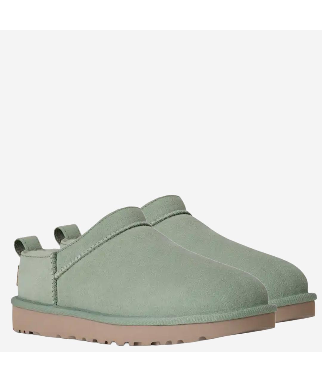 UGG AUSTRALIA Зеленые нубуковые ботинки, фото 2