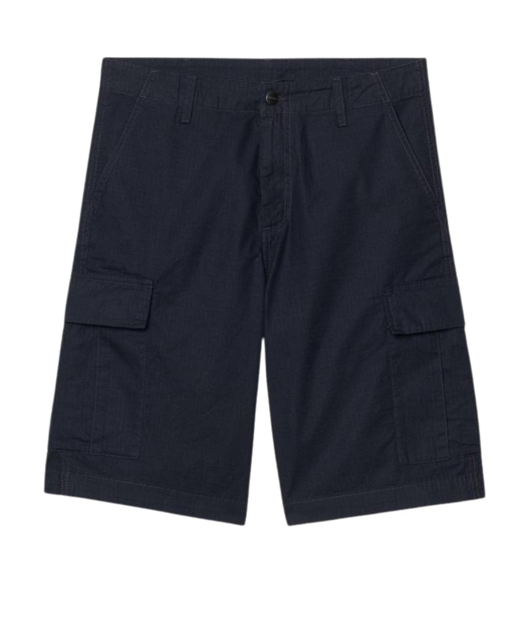 CARHARTT WIP Темно-синие хлопковые шорты, фото 1