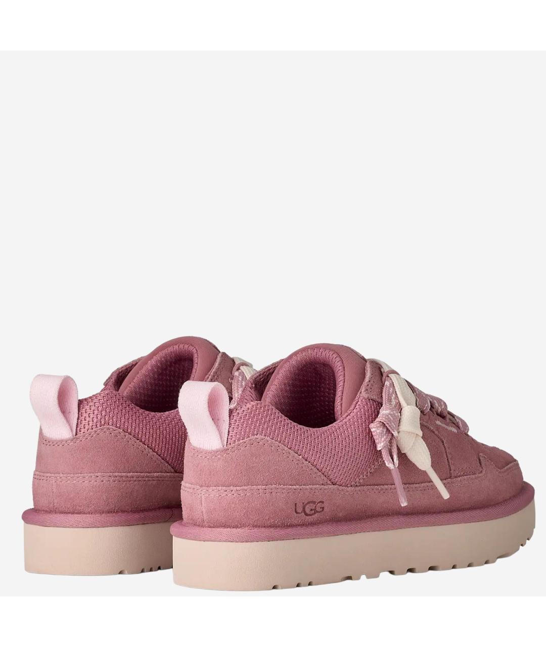 UGG AUSTRALIA Розовые нубуковые кроссовки, фото 3