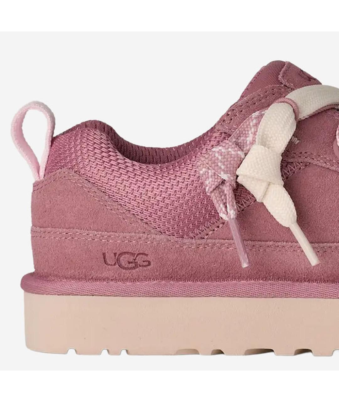 UGG AUSTRALIA Розовые нубуковые кроссовки, фото 5