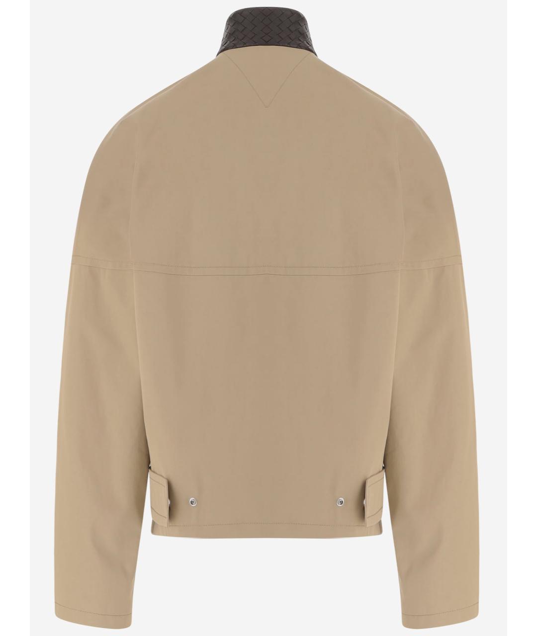 BOTTEGA VENETA Бежевая хлопковая куртка, фото 2