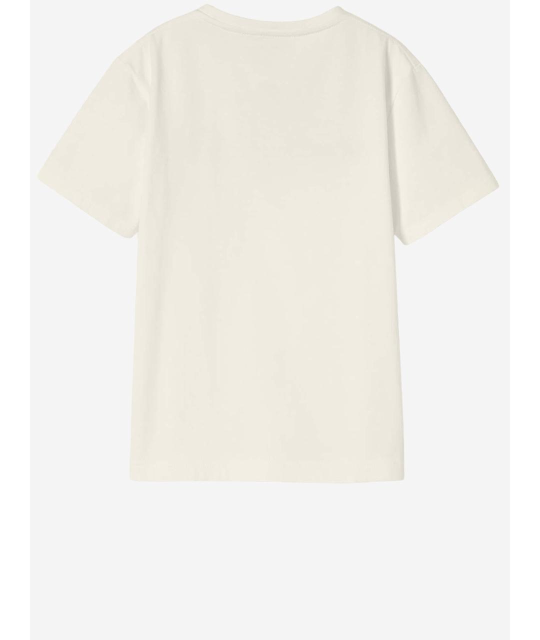 GUCCI Бежевая хлопковая футболка, фото 2