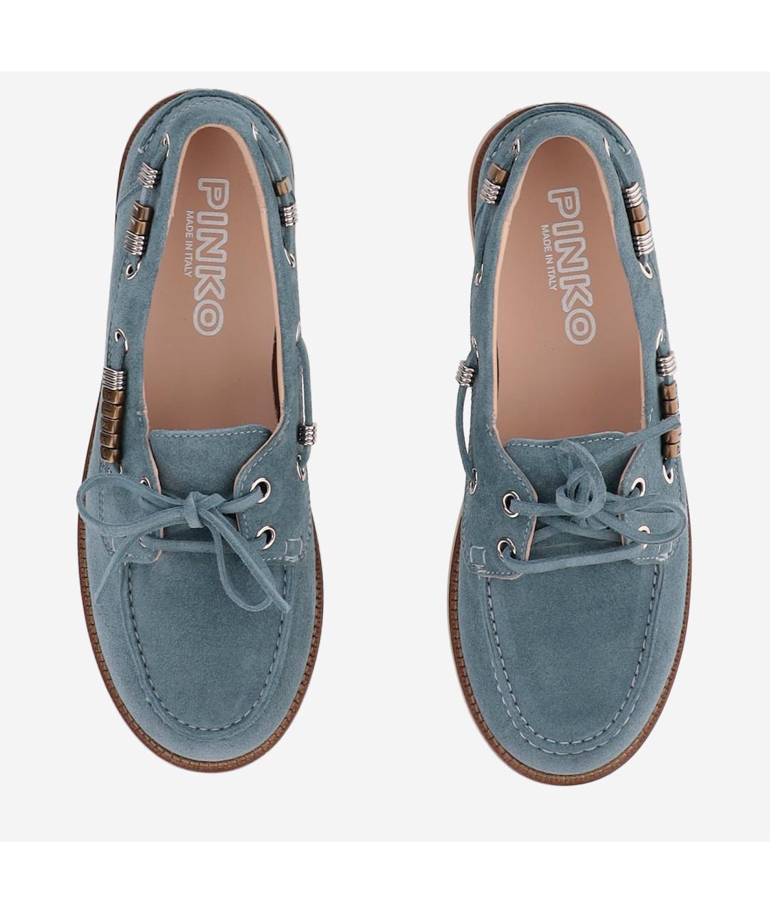 PINKO Синие замшевые лоферы, фото 2