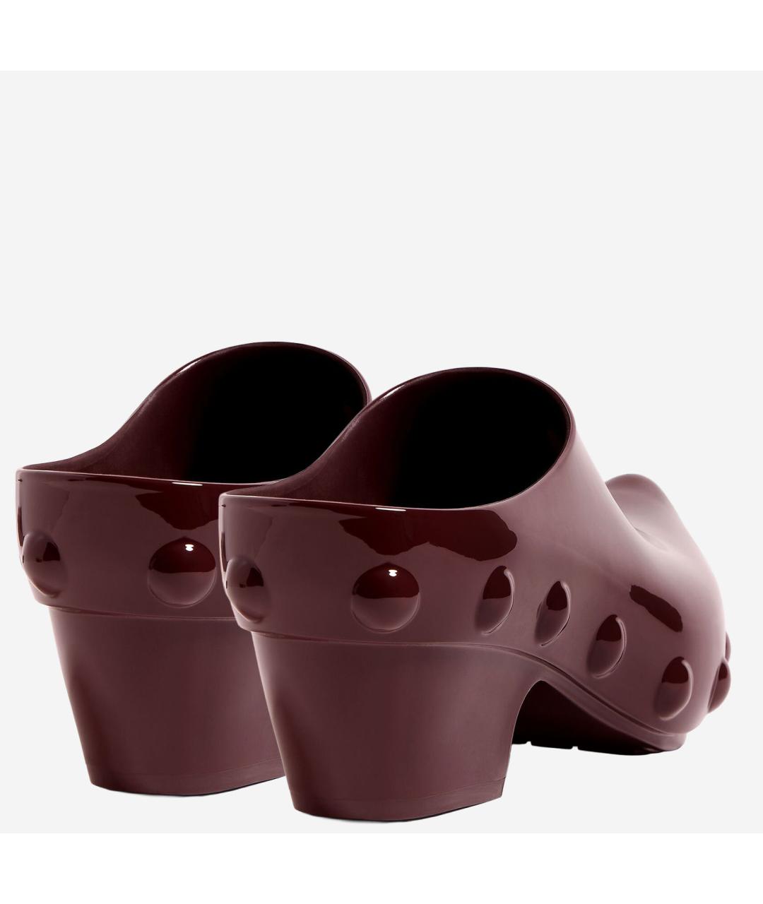 BOTTEGA VENETA Бордовые сабо, фото 3