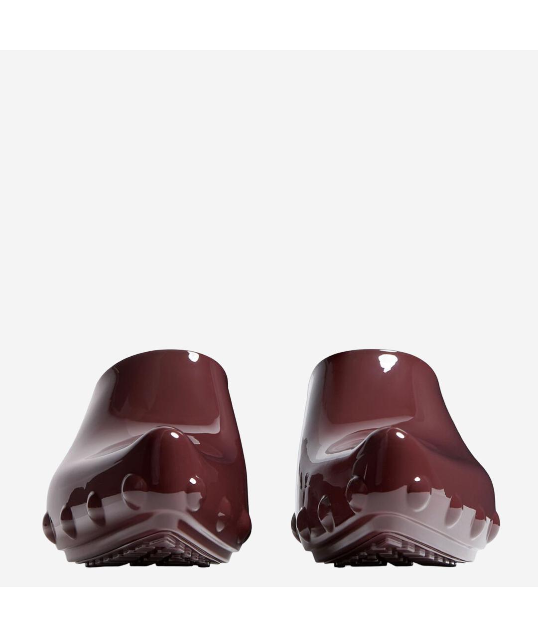 BOTTEGA VENETA Бордовые сабо, фото 2