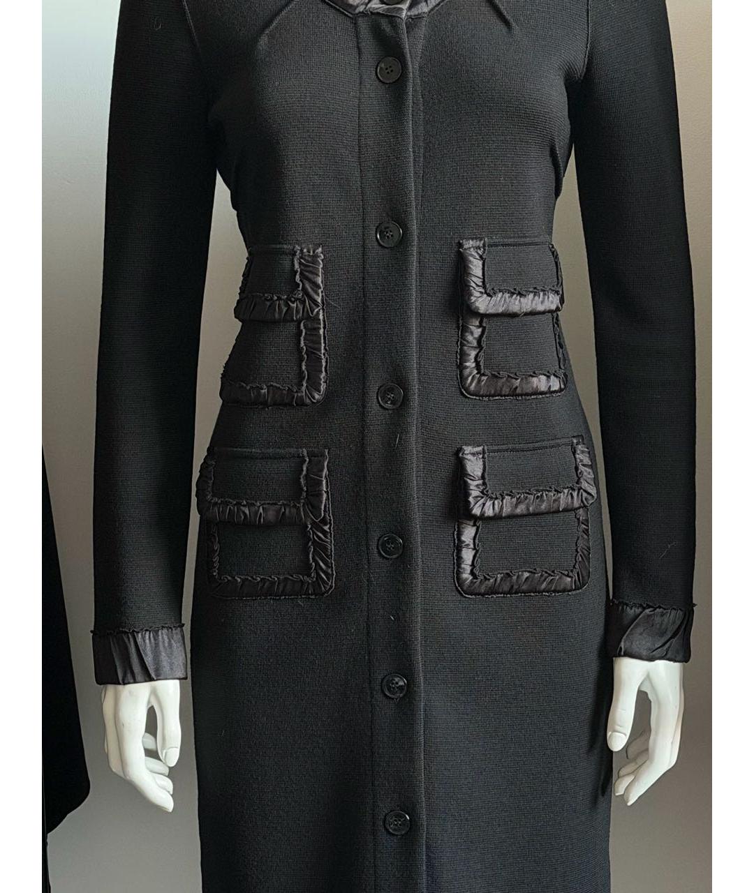 DOLCE&GABBANA Черный шерстяной кардиган, фото 5