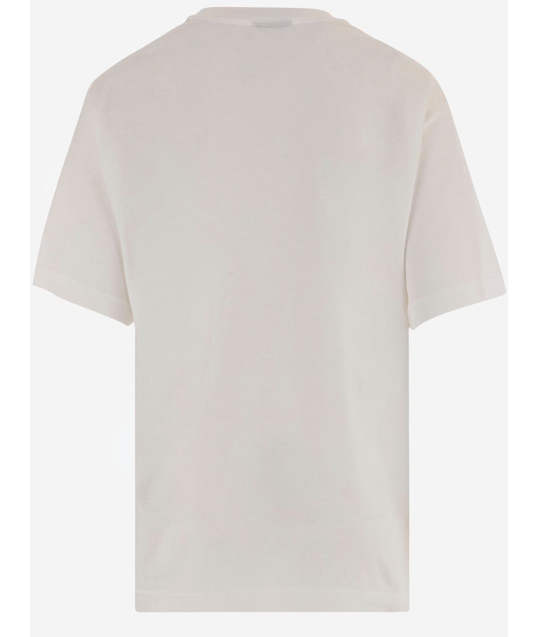 GUCCI Белая хлопковая футболка, фото 2