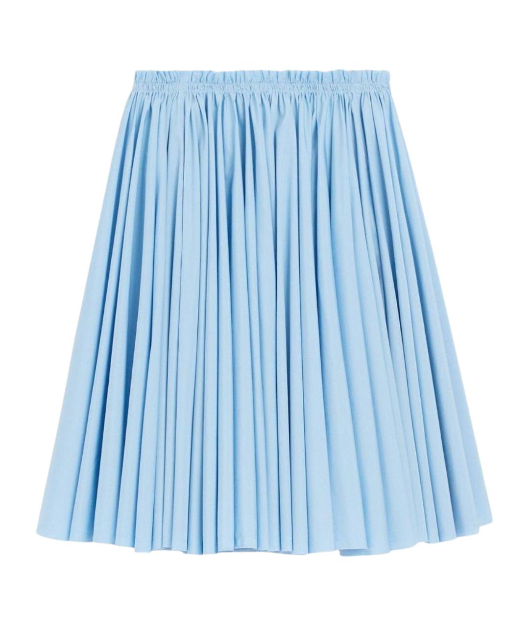 Ami Paris Голубая юбка мини, фото 1