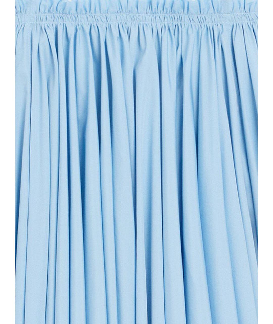 Ami Paris Голубая юбка мини, фото 3