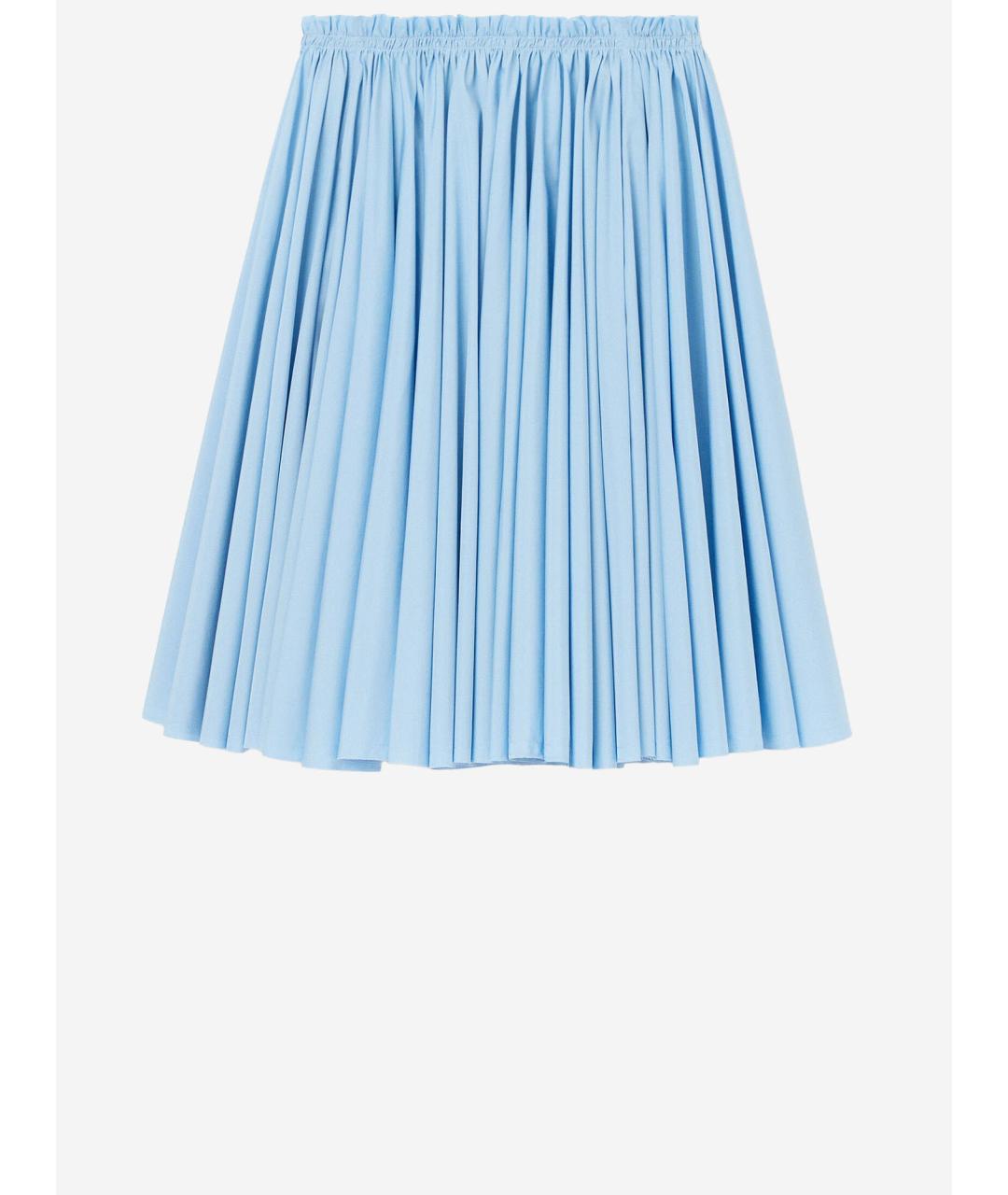 Ami Paris Голубая юбка мини, фото 2