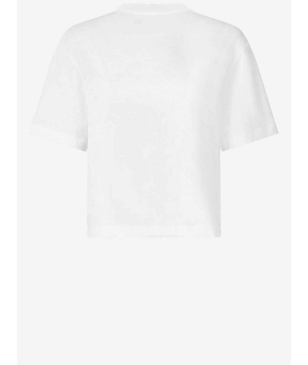 PATOU Белая хлопковая футболка, фото 2