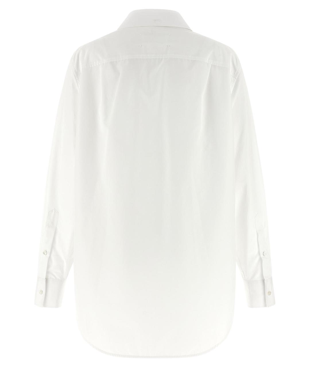MAISON MARGIELA Белая хлопковая рубашка, фото 3