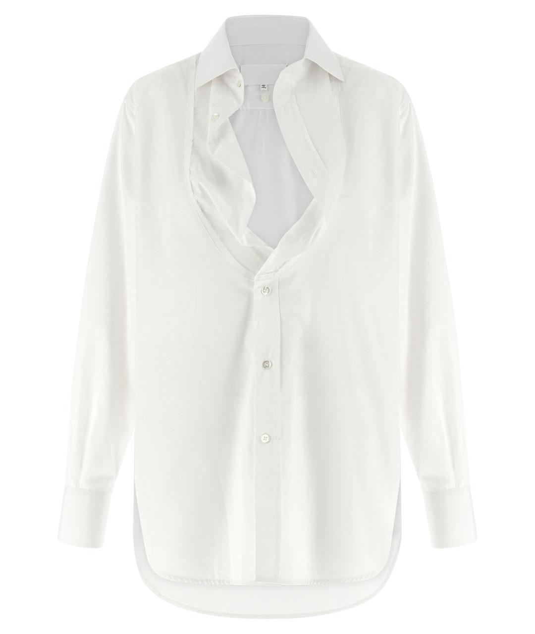 MAISON MARGIELA Белая хлопковая рубашка, фото 1