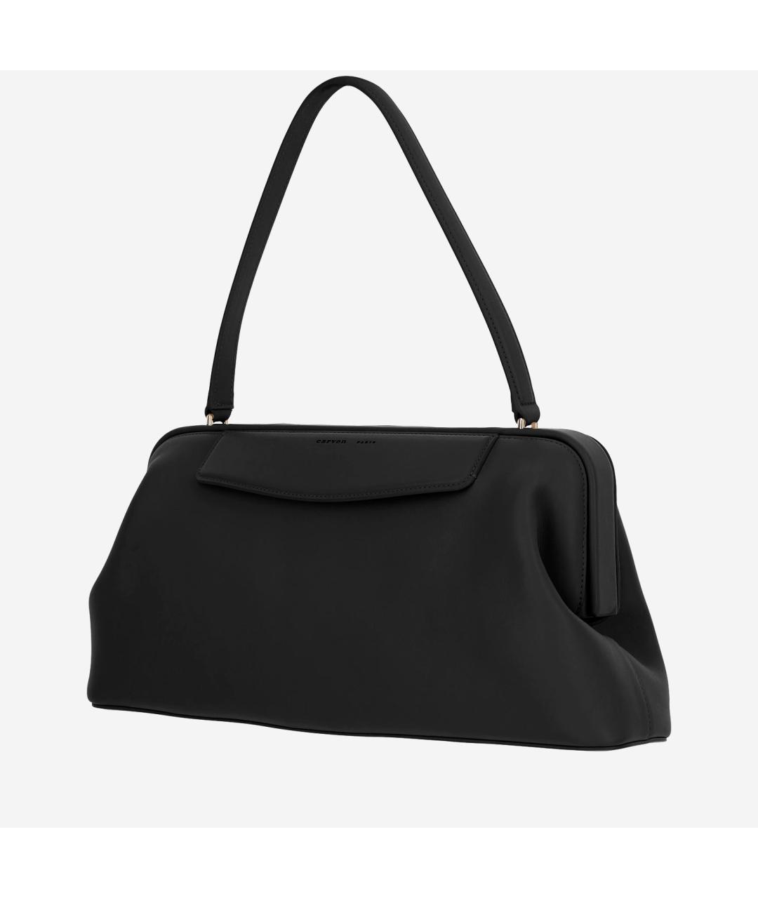 Carven Черная кожаная сумка через плечо, фото 2