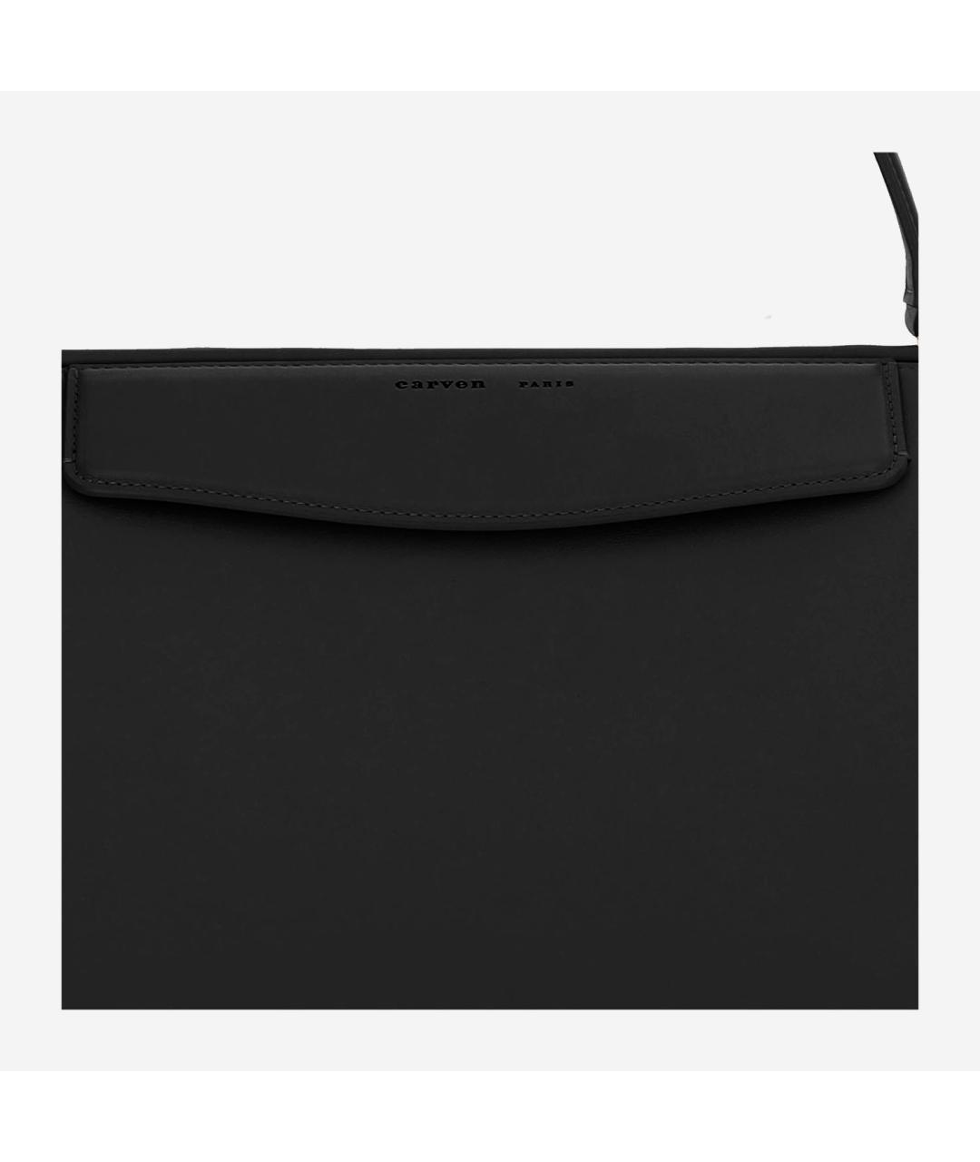 Carven Черная кожаная сумка через плечо, фото 4