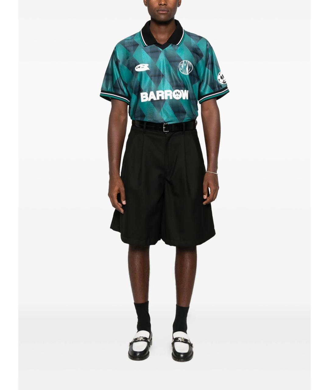 BARROW Зеленая футболка, фото 2