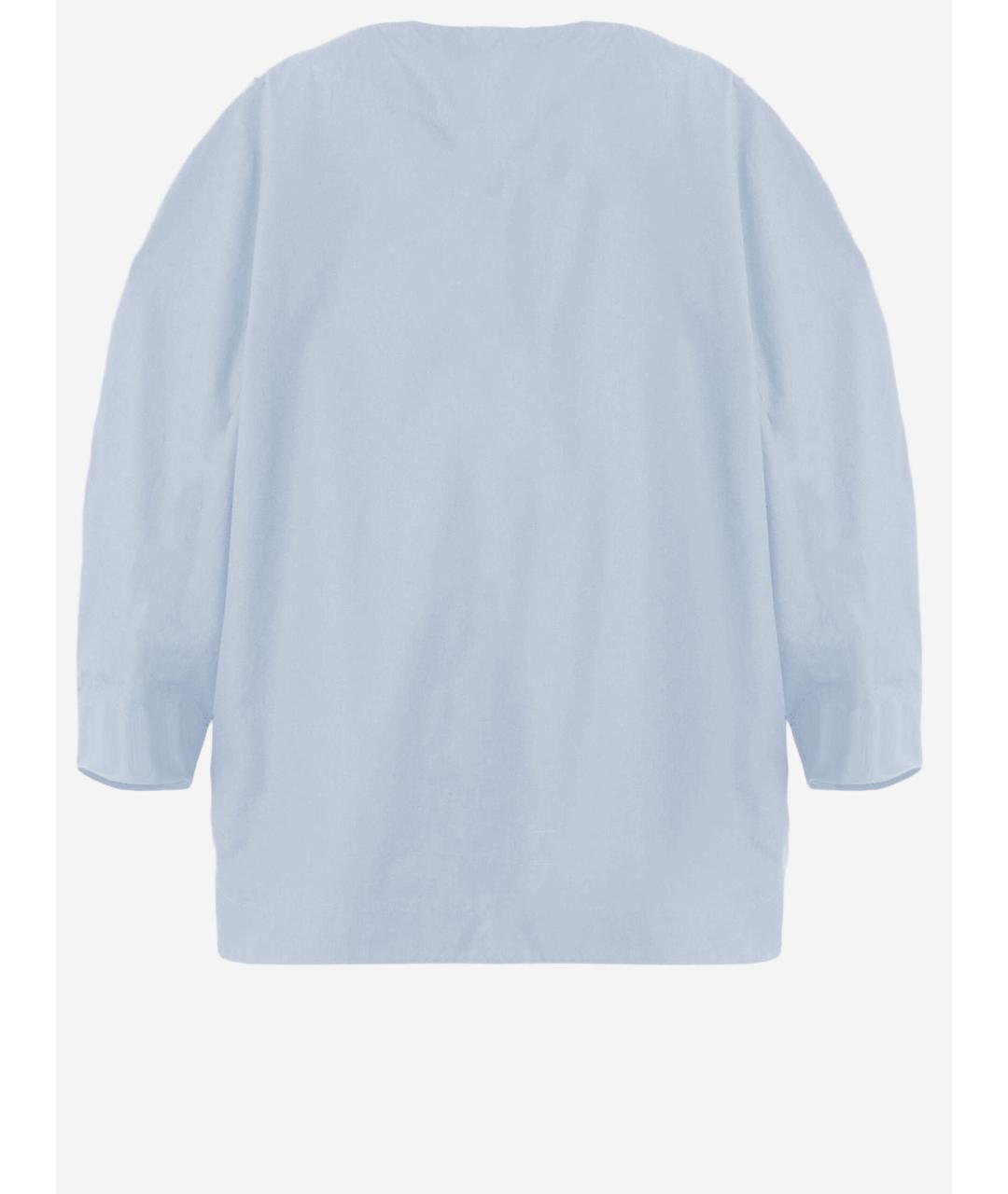 JACQUEMUS Голубая хлопковая рубашка, фото 2