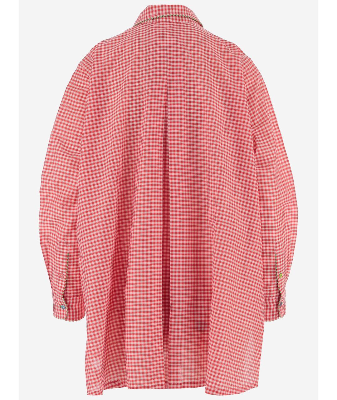 PERO Красная хлопковая рубашка, фото 2