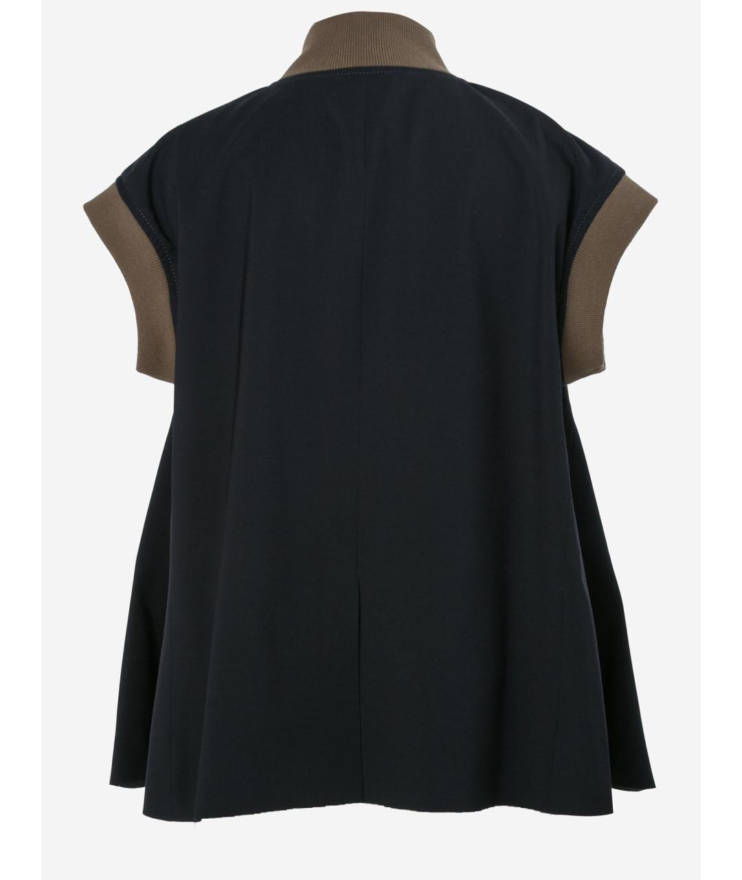 SACAI Зеленая полиамидовая куртка, фото 2