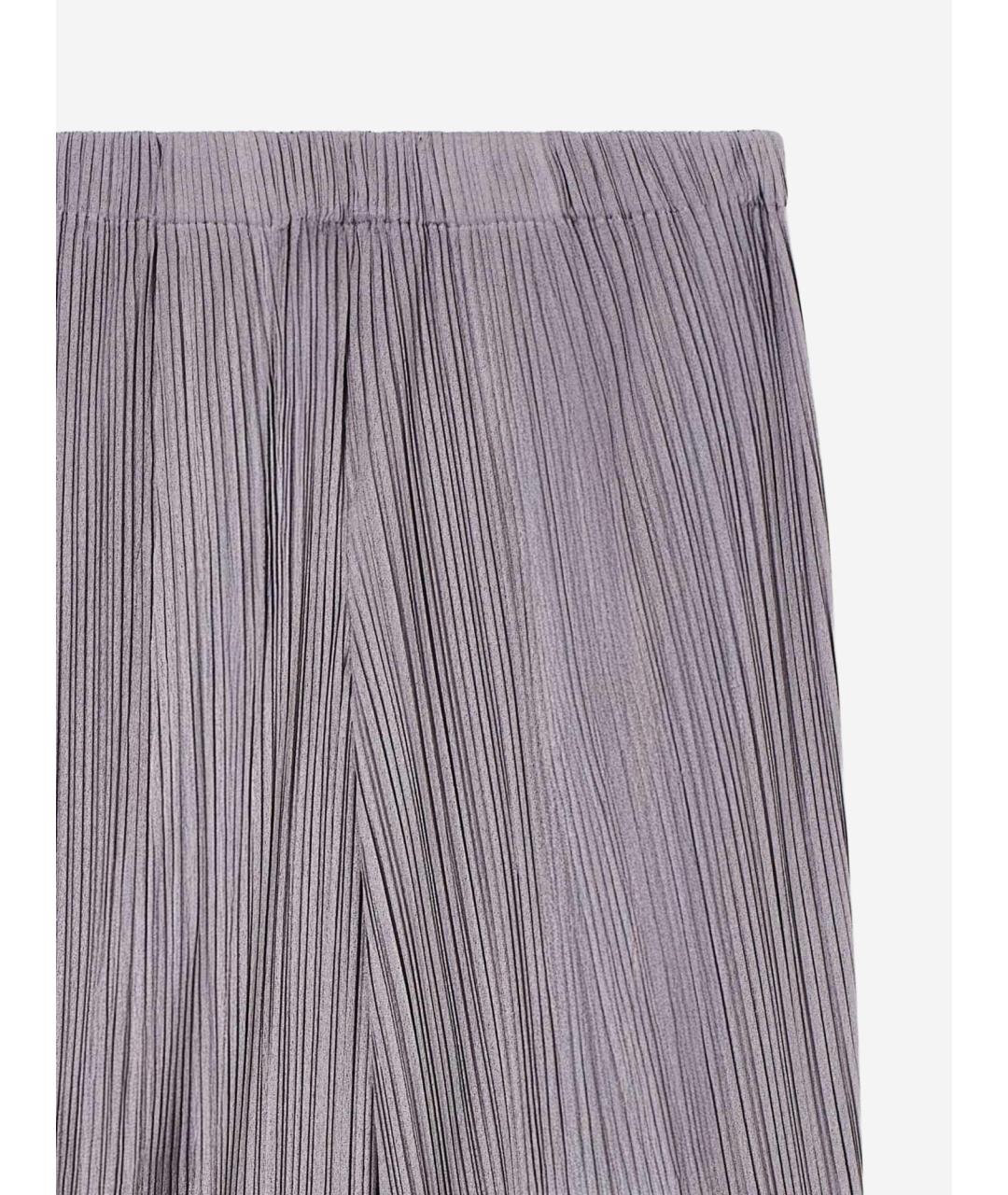 GIORGIO ARMANI Коричневые полиэстеровые брюки широкие, фото 3