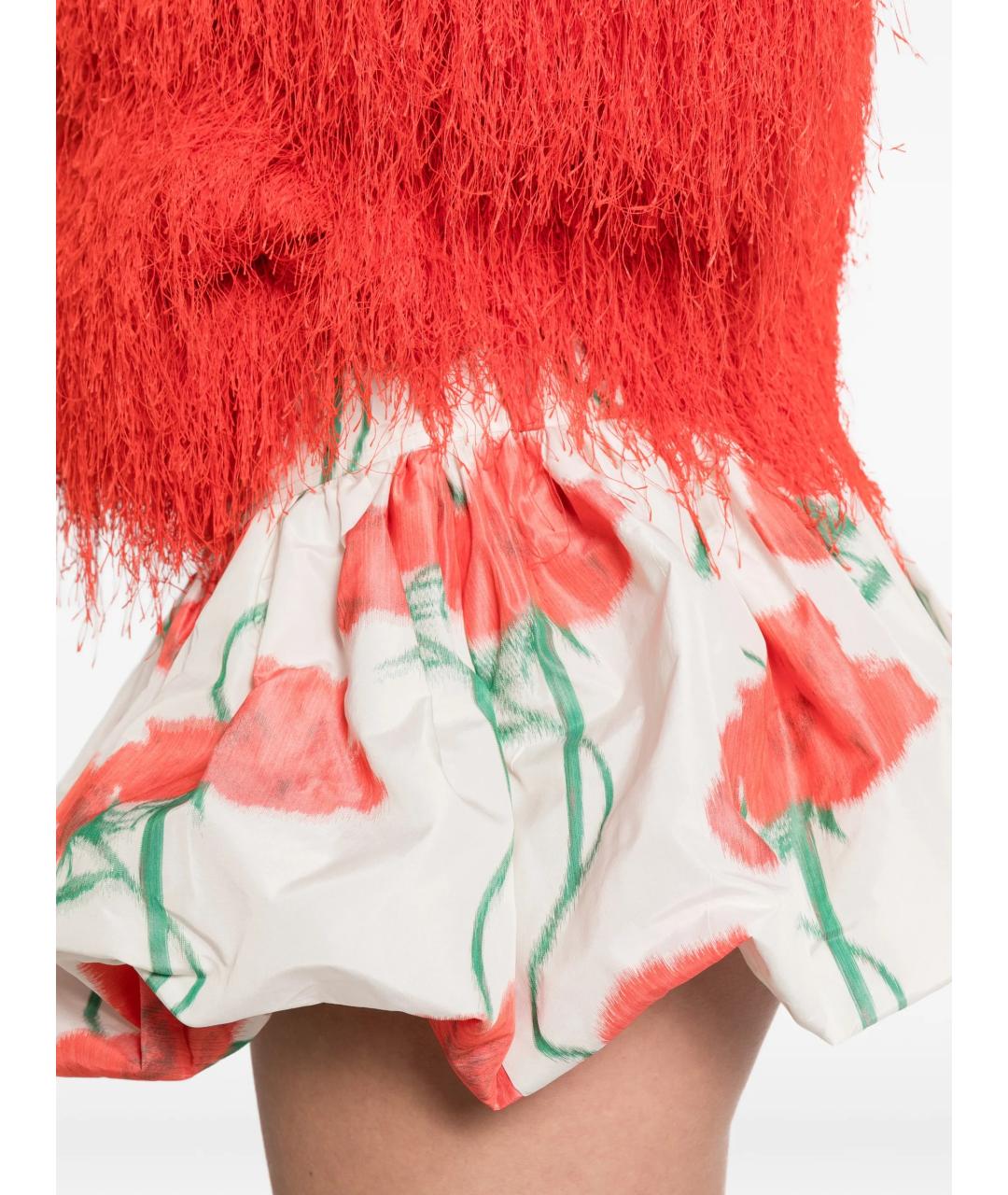 KENZO Мульти полиэстеровая юбка мини, фото 5