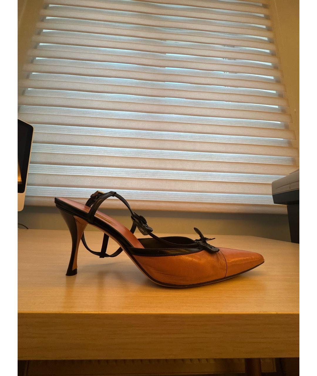 PRADA Розовые кожаные туфли, фото 6