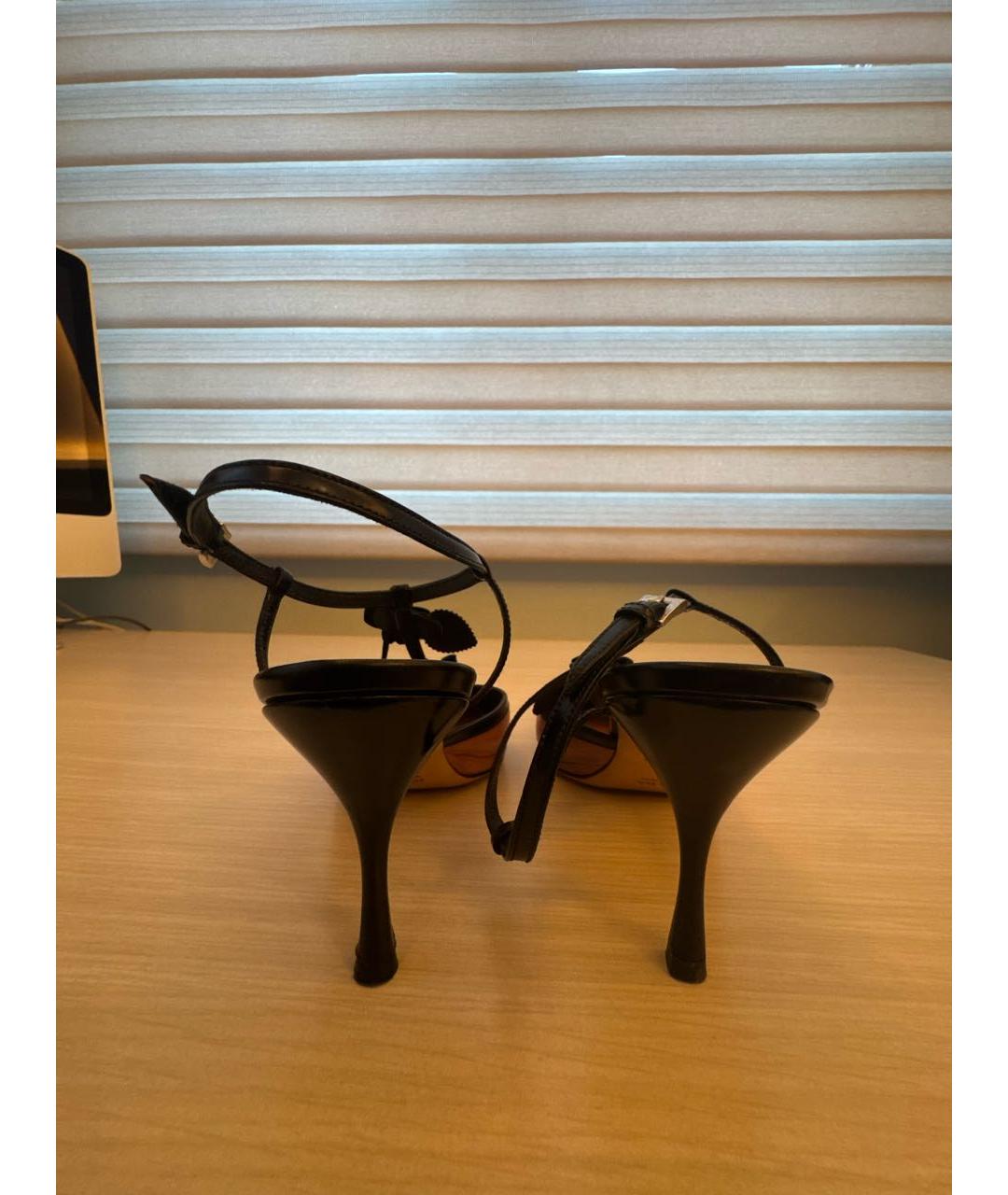 PRADA Розовые кожаные туфли, фото 4