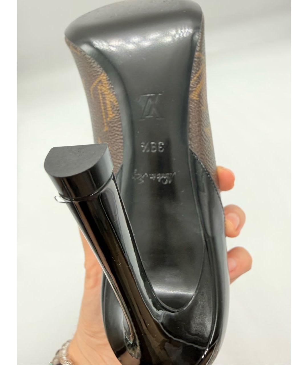 LOUIS VUITTON Коричневые кожаные туфли, фото 5