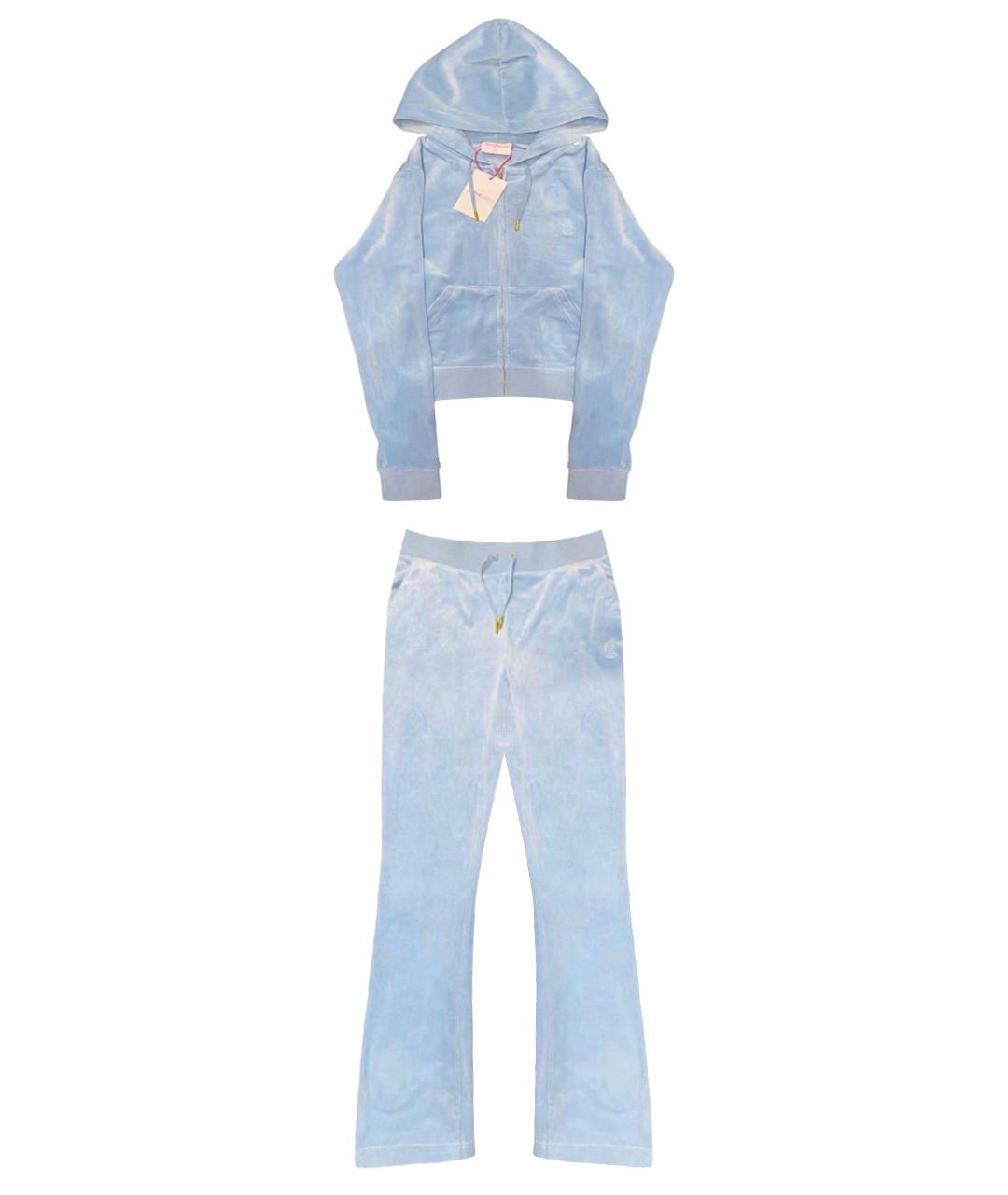 JUICY COUTURE Голубой полиэстеровый костюм с брюками, фото 1